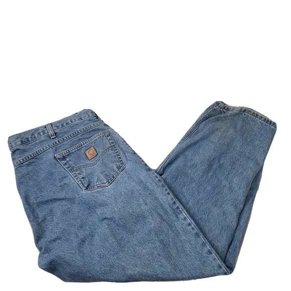 Carhartt Other - Carhartt Men's Relaxed Fit Blue Jeans B17-STW Blue Denim Medium Wash Size 48x30